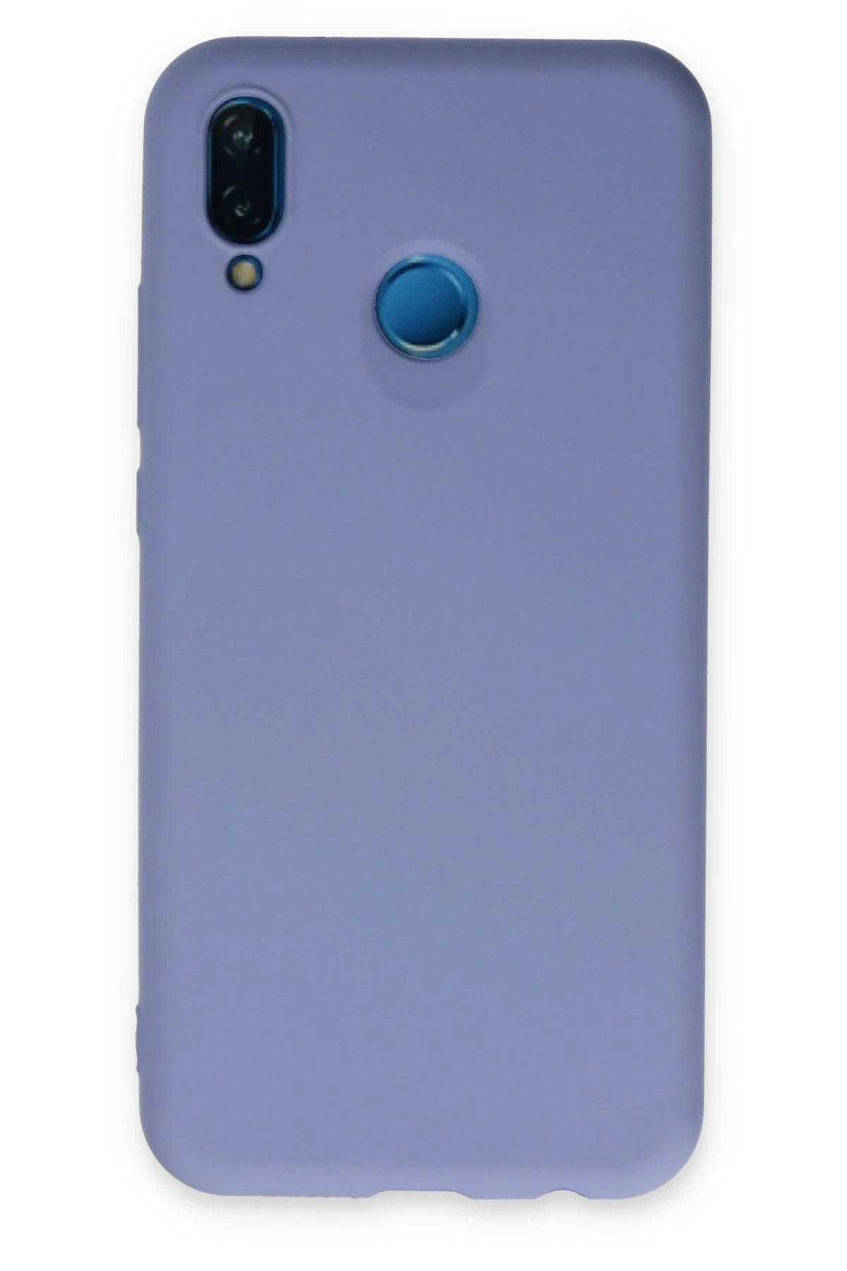Newface Huawei P20 Lite Kılıf Nano içi Kadife Silikon - Lila