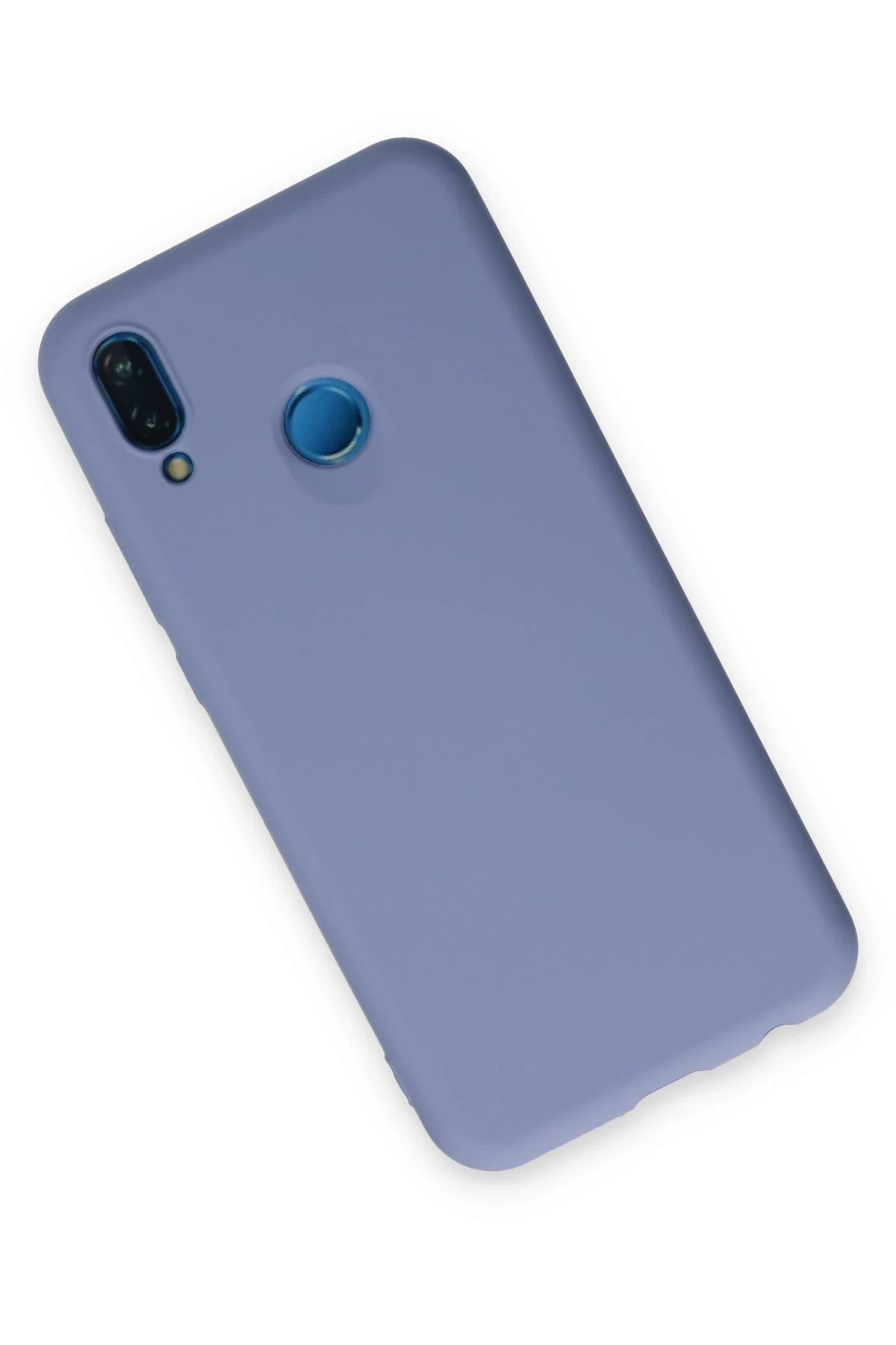 Newface Huawei P20 Lite Kılıf Nano içi Kadife Silikon - Lila