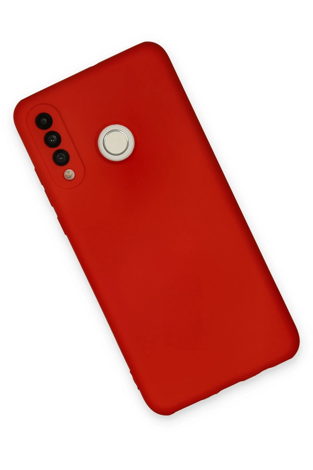 Newface Huawei P30 Lite Kılıf Nano içi Kadife Silikon - Kırmızı