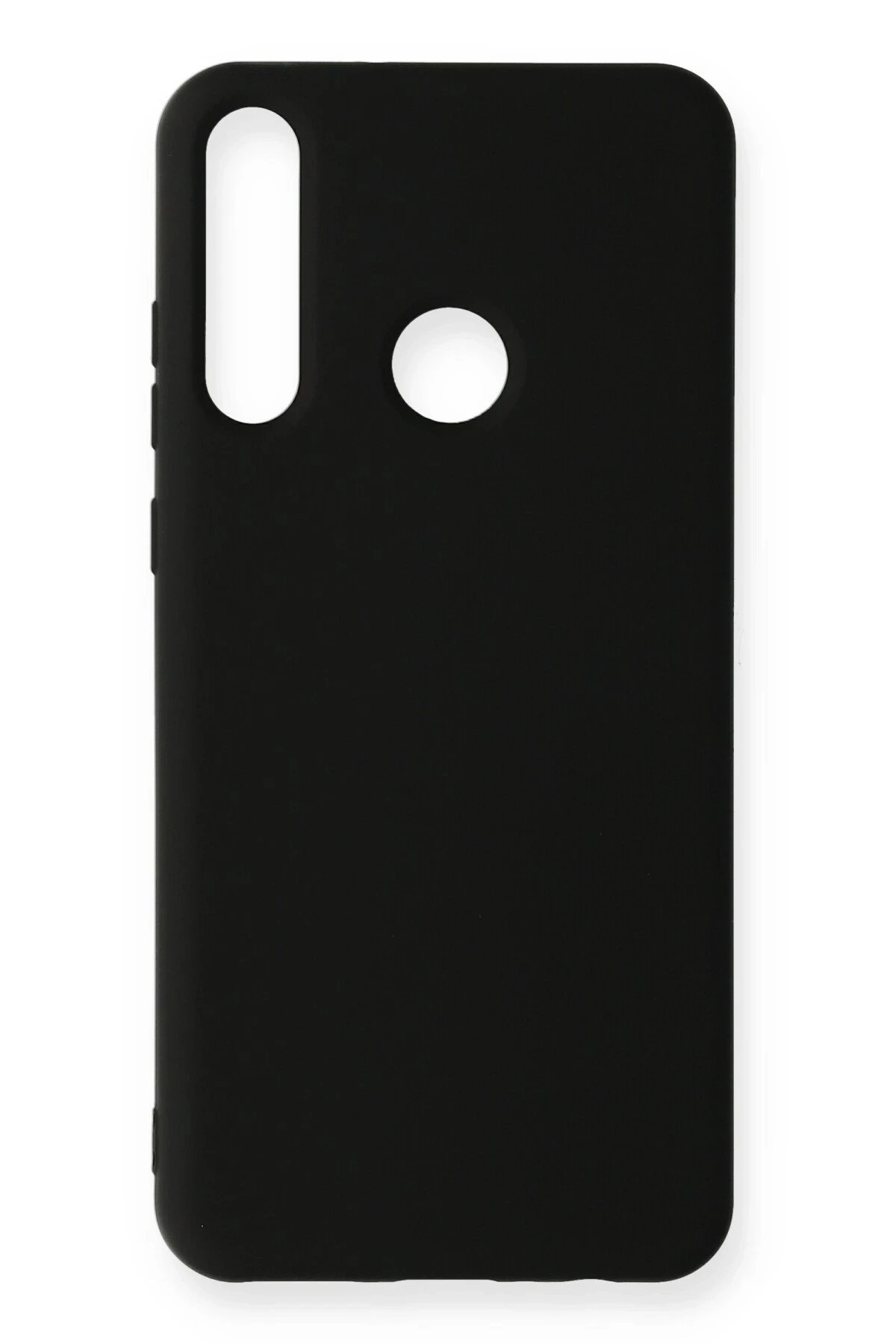 Newface Huawei Y6P Kılıf Nano içi Kadife Silikon - Siyah