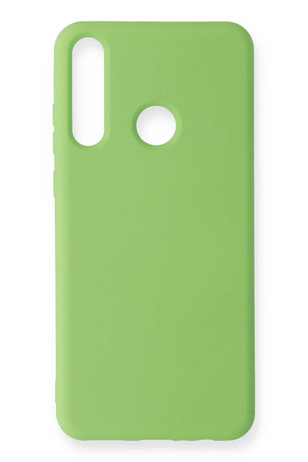 Newface Huawei Y6P Kılıf Nano içi Kadife Silikon - Yeşil