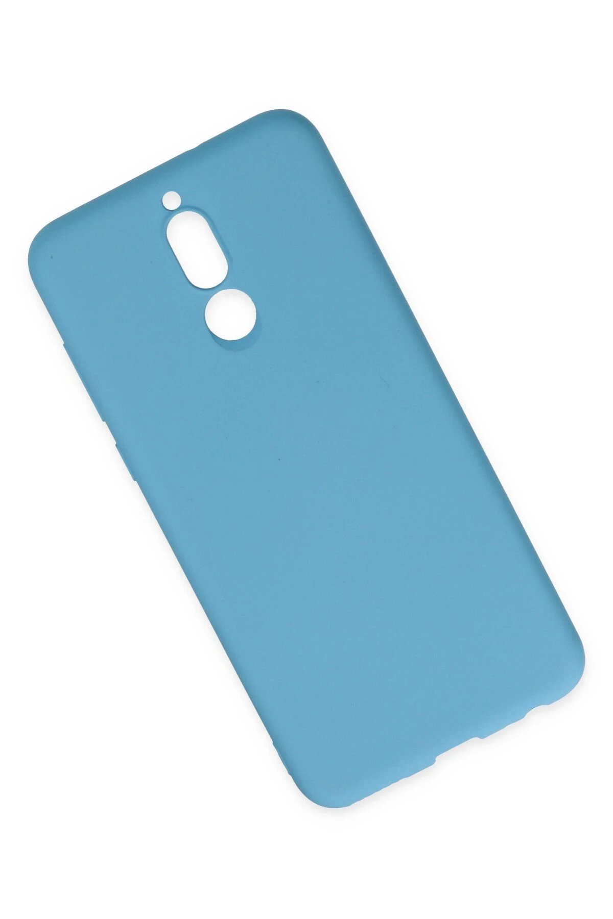 Newface Huawei Mate 10 Lite Kılıf Nano içi Kadife Silikon - Mavi