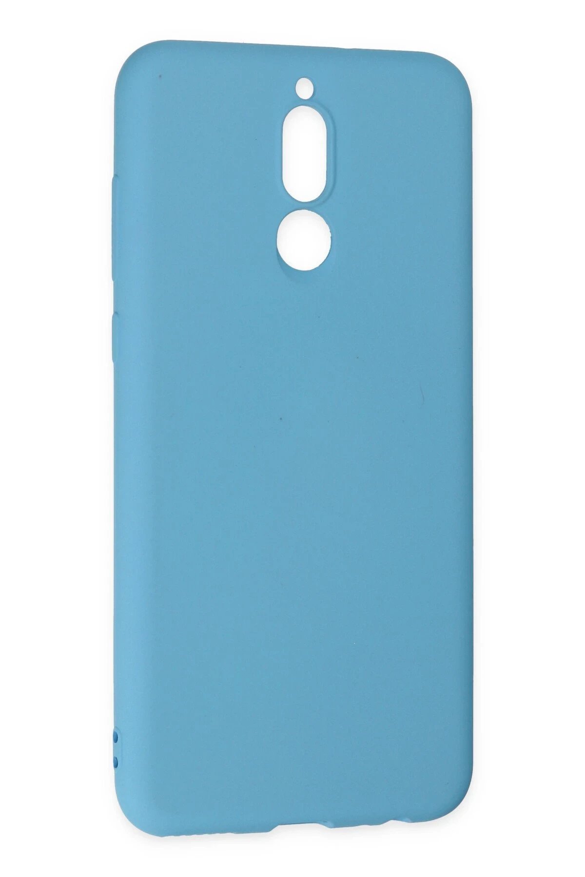 Newface Huawei Mate 10 Lite Kılıf Nano içi Kadife Silikon - Mavi