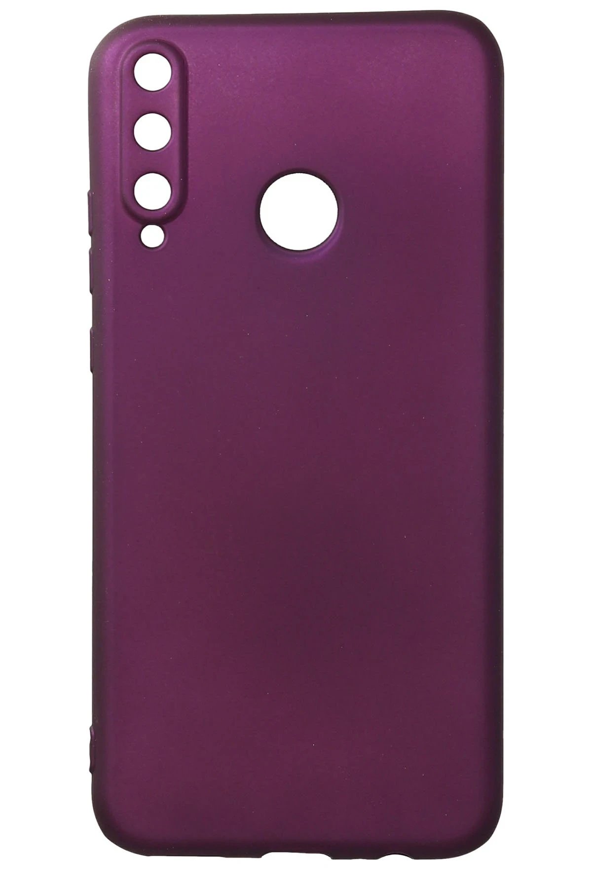 Newface Huawei P40 Lite E Kılıf First Silikon - Mürdüm