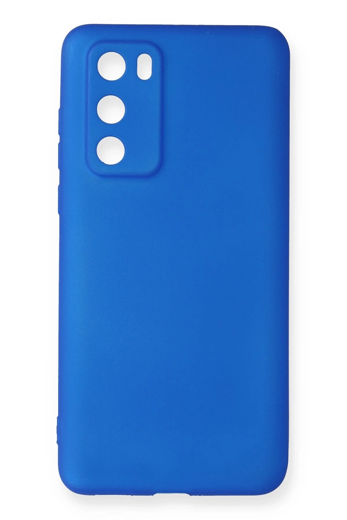 Newface Huawei P40 Kılıf First Silikon - Mavi