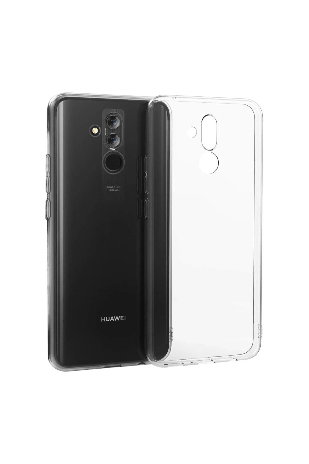 Newface Huawei Mate 20 Lite Kılıf Lüx Şeffaf Silikon