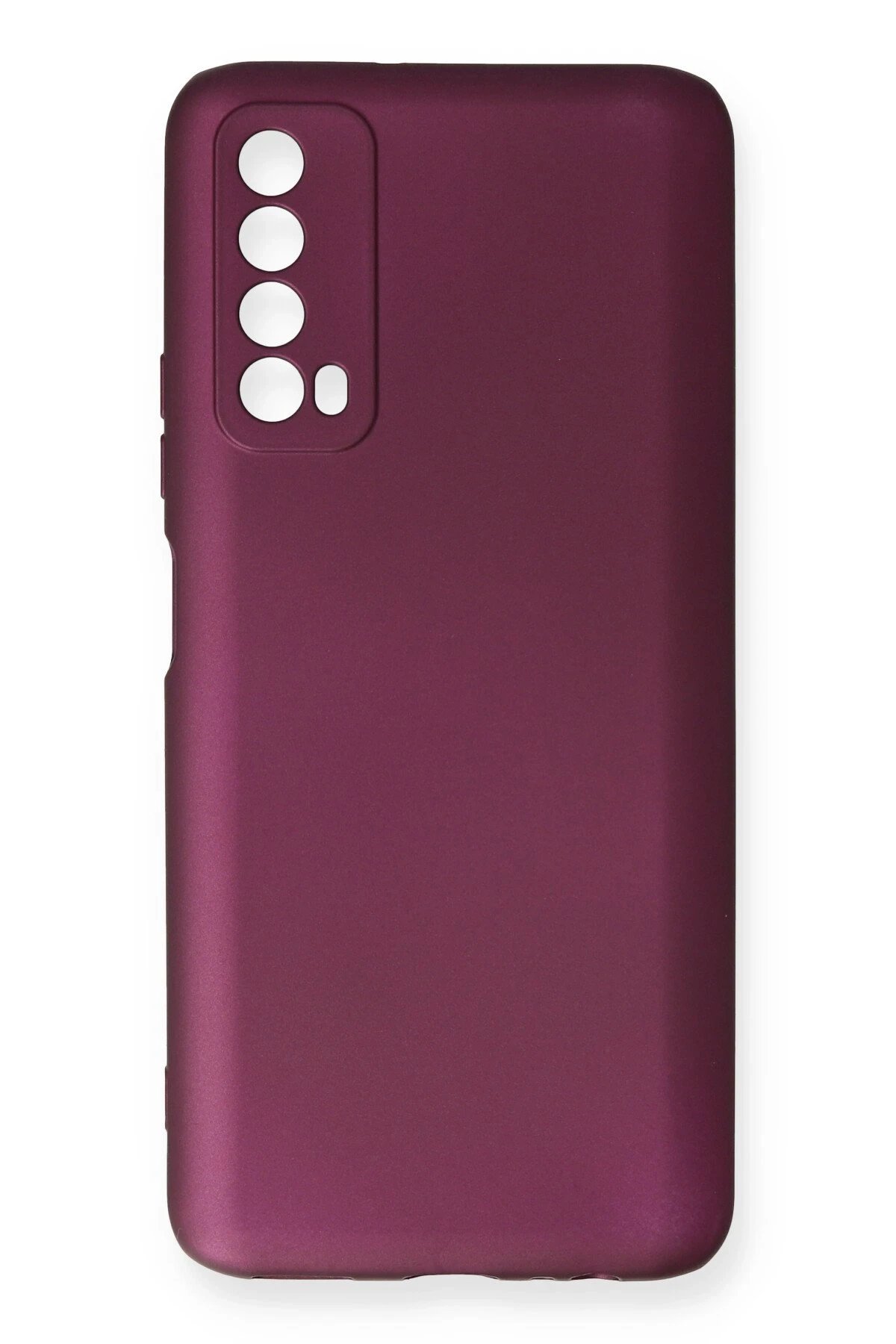 Newface Huawei P Smart 2021 Kılıf First Silikon - Mürdüm