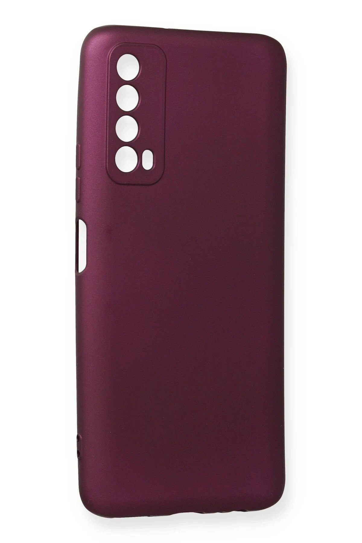 Newface Huawei P Smart 2021 Kılıf First Silikon - Mürdüm