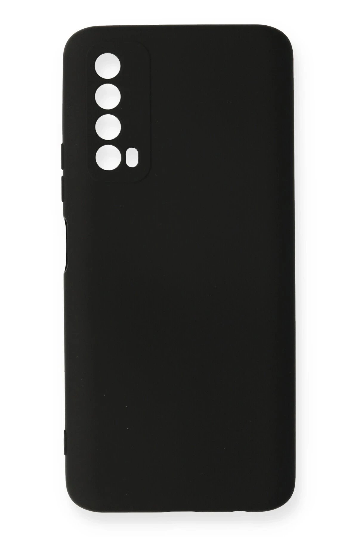 Newface Huawei P Smart 2021 Kılıf Nano içi Kadife Silikon - Siyah