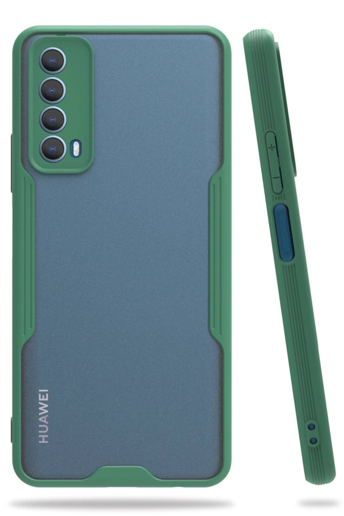 Newface Huawei P Smart 2021 Kılıf Platin Silikon - Yeşil