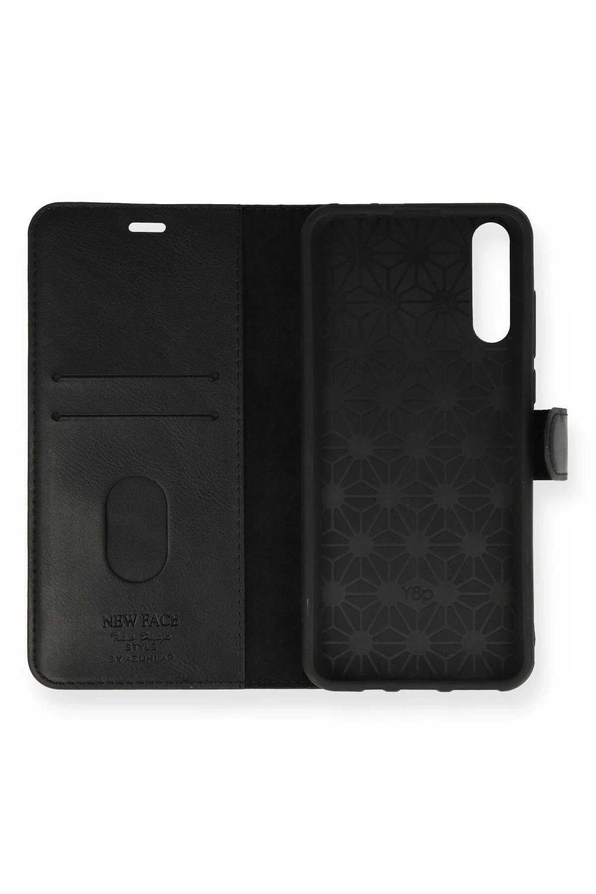 Newface Huawei P Smart S Kılıf Trend S Plus Kapaklı Kılıf - Siyah