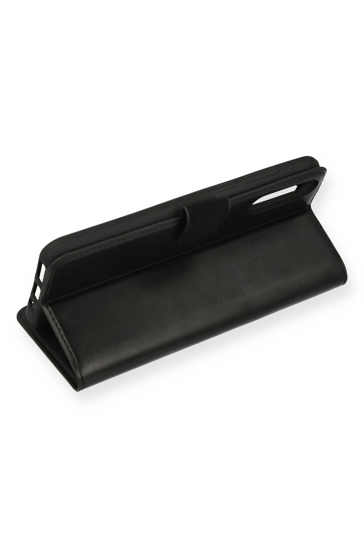 Newface Huawei P Smart S Kılıf Trend S Plus Kapaklı Kılıf - Siyah