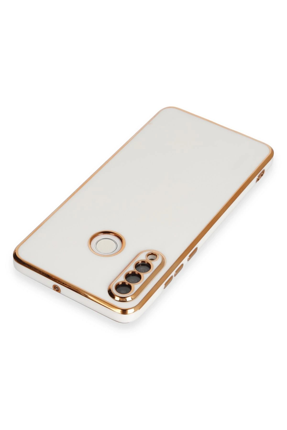 Newface Huawei P30 Lite Kılıf Volet Silikon - Beyaz