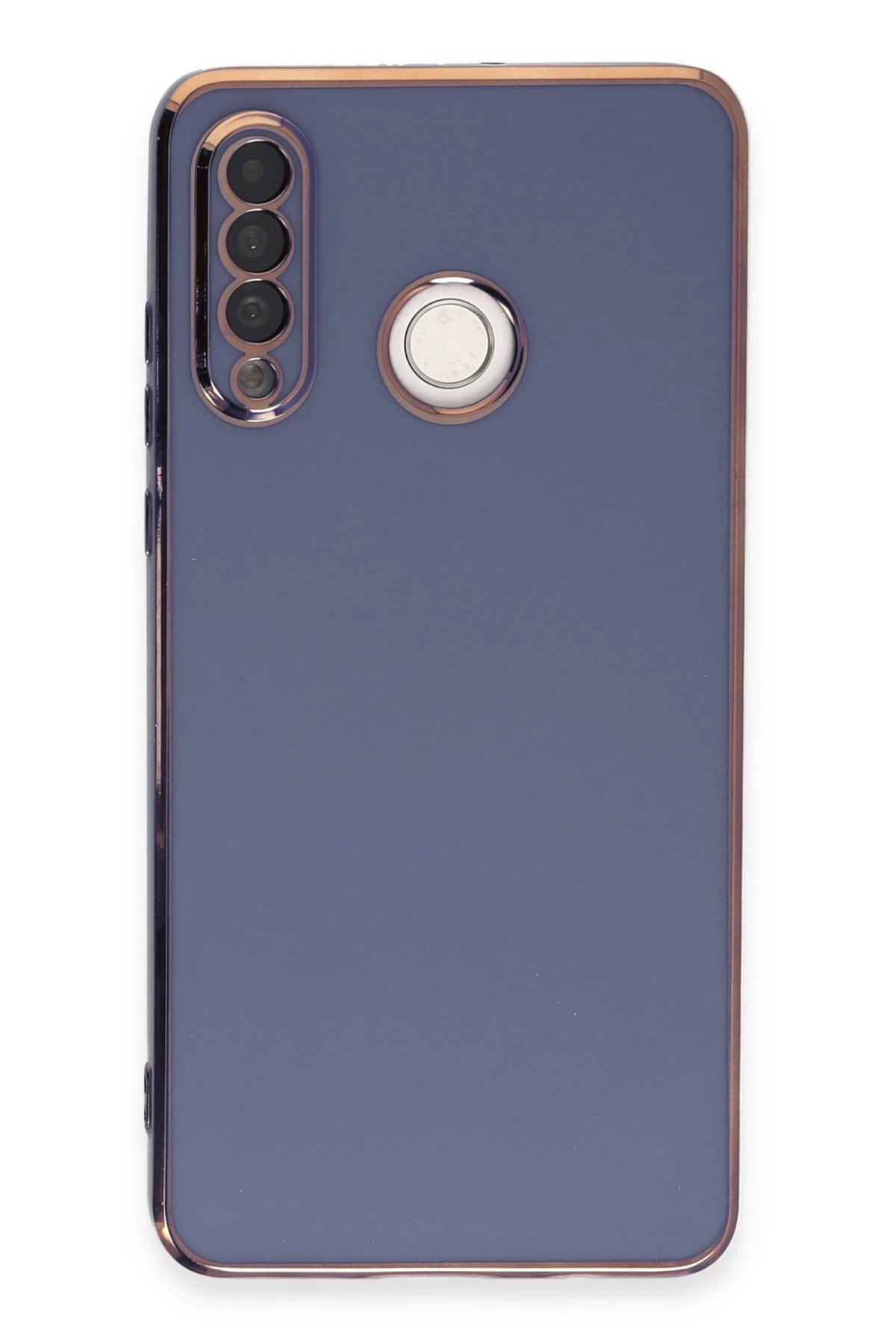 Newface Huawei P30 Lite Kılıf Volet Silikon - Mavi