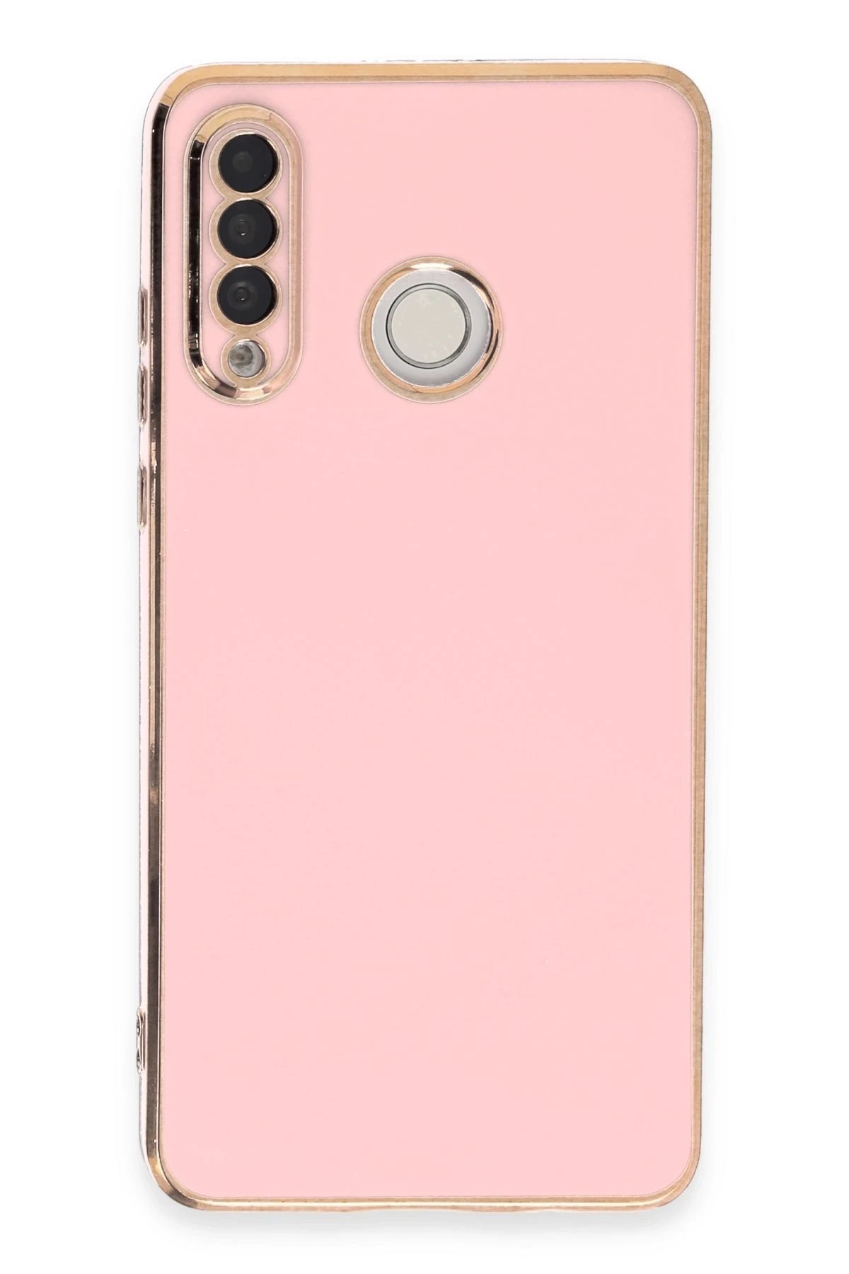 Newface Huawei P30 Lite Kılıf Volet Silikon - Pembe