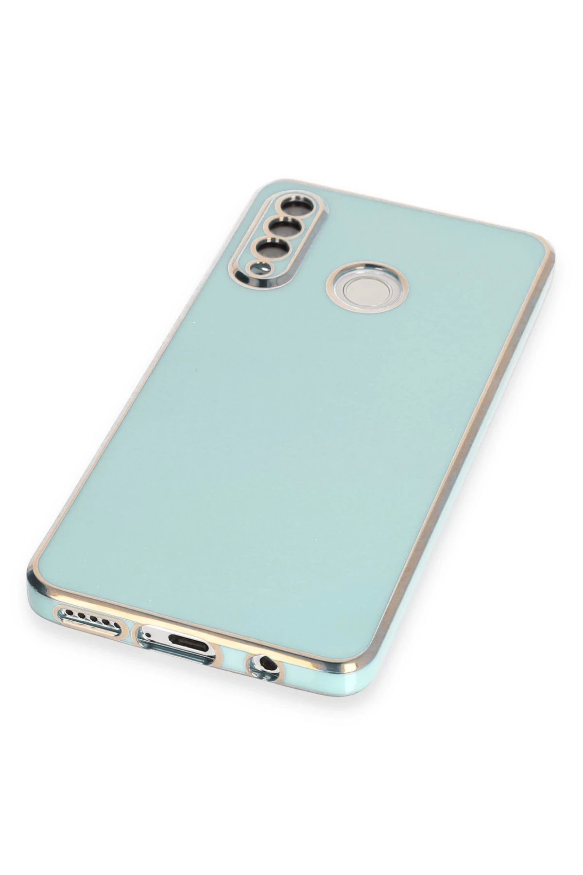 Newface Huawei P30 Lite Kılıf Volet Silikon - Açık Yeşil