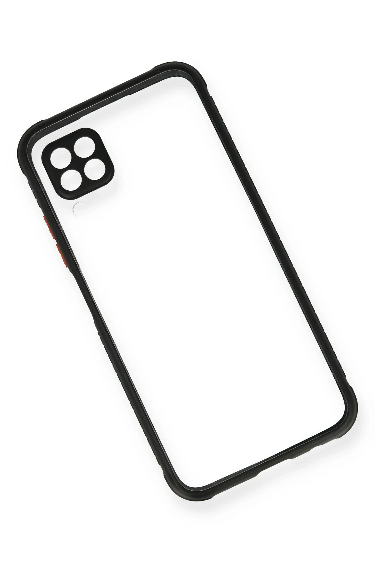 Newface Huawei P40 Lite Kılıf Miami Şeffaf Silikon - Siyah