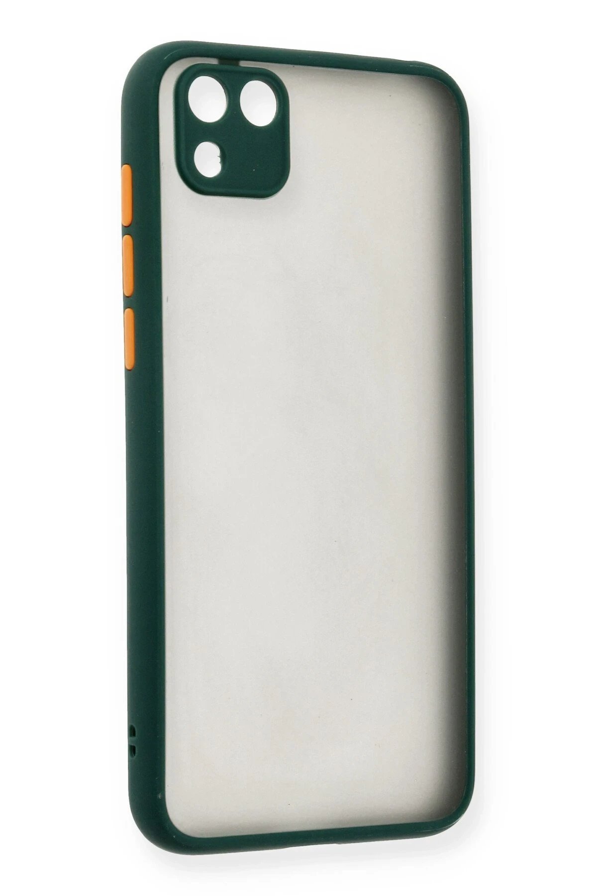 Newface Huawei Y5P Kılıf Montreal Silikon Kapak - Yeşil