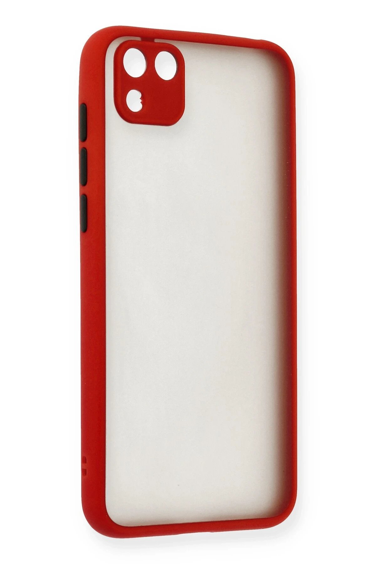 Newface Huawei Y5P Kılıf Montreal Silikon Kapak - Kırmızı