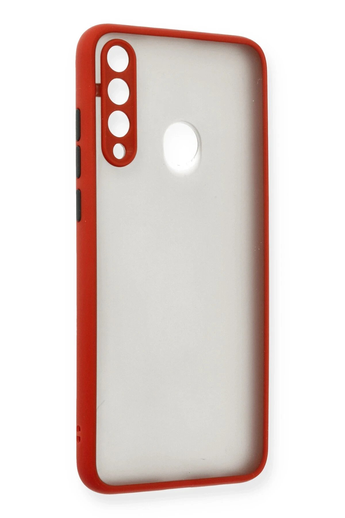 Newface Huawei Y6P Kılıf Montreal Silikon Kapak - Kırmızı