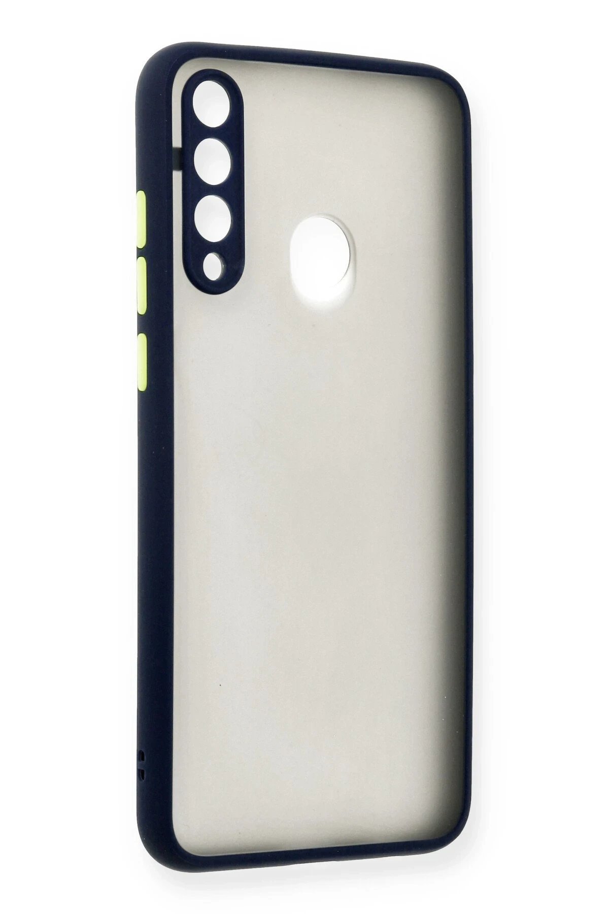 Newface Huawei Y6P Kılıf Montreal Silikon Kapak - Lacivert