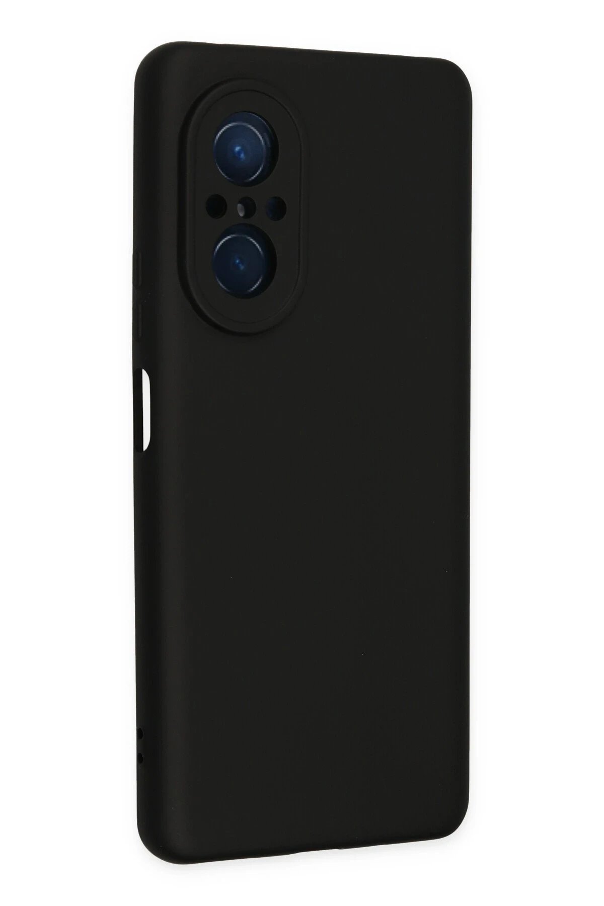 Newface Huawei Nova 9 SE Kılıf Nano içi Kadife Silikon - Siyah