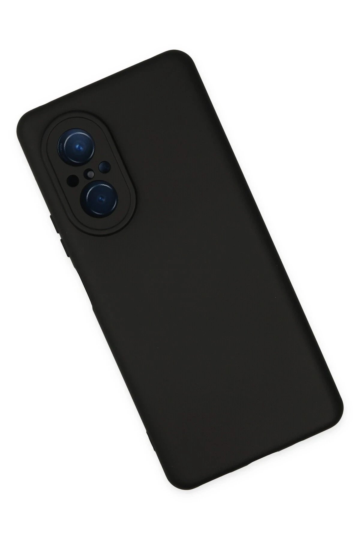 Newface Huawei Nova 9 SE Kılıf Nano içi Kadife Silikon - Siyah