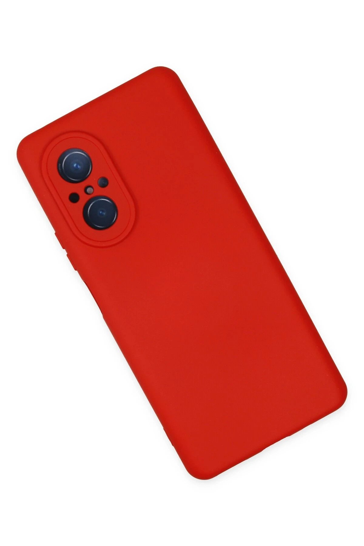 Newface Huawei Nova 9 SE Kılıf Nano içi Kadife Silikon - Kırmızı