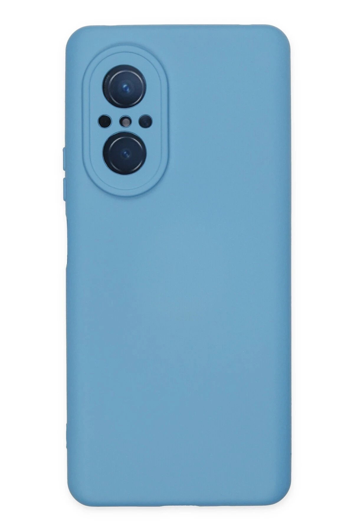 Newface Huawei Nova 9 SE Kılıf Nano içi Kadife Silikon - Mavi