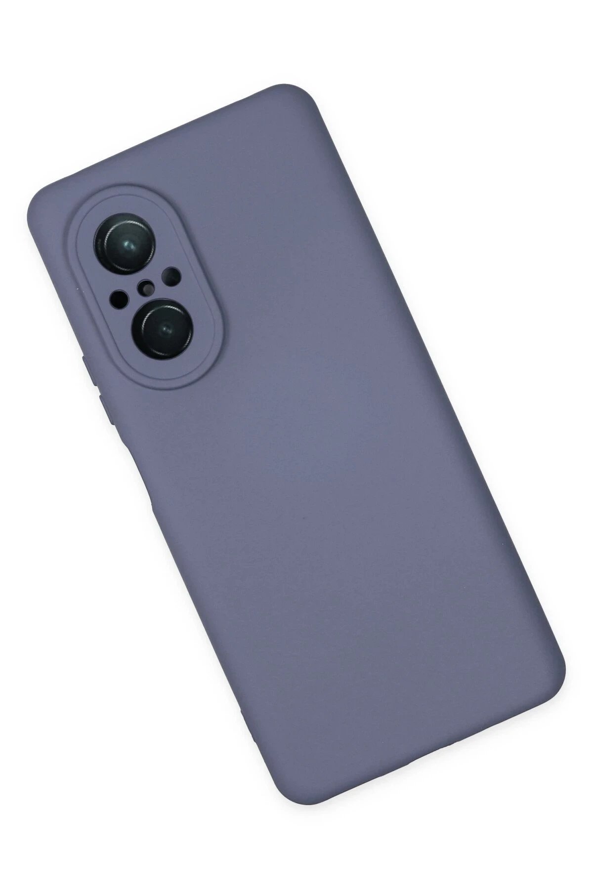 Newface Huawei Nova 9 SE Kılıf Nano içi Kadife Silikon - Gri