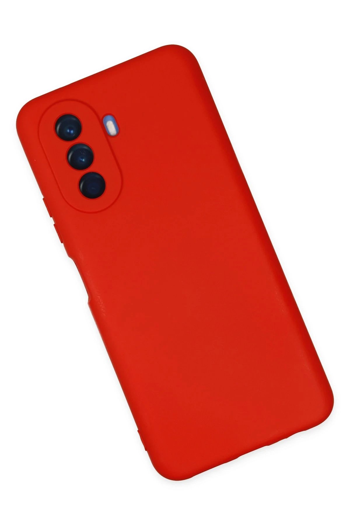 Newface Huawei Nova Y70 Kılıf Nano içi Kadife Silikon - Kırmızı