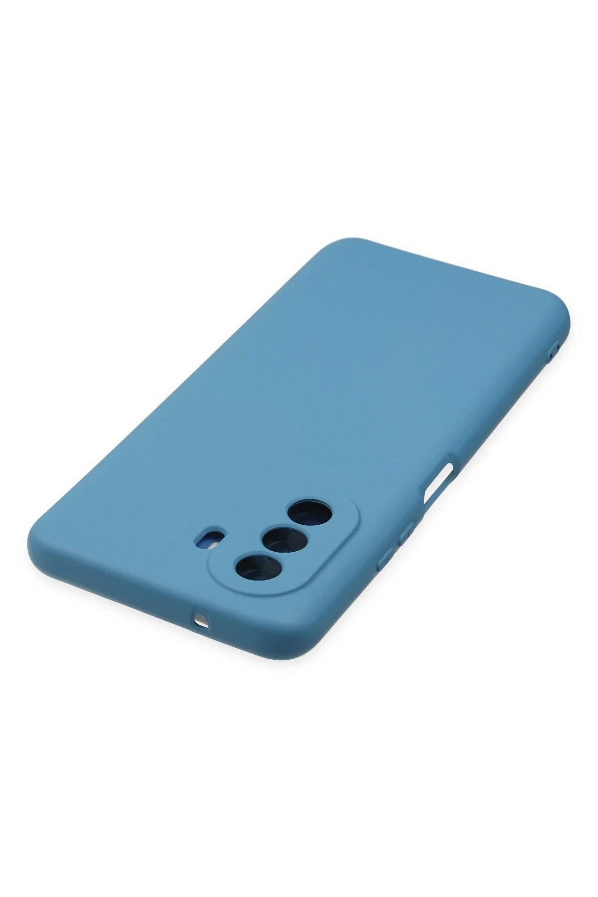 Newface Huawei Nova Y70 Kılıf Nano içi Kadife Silikon - Mavi