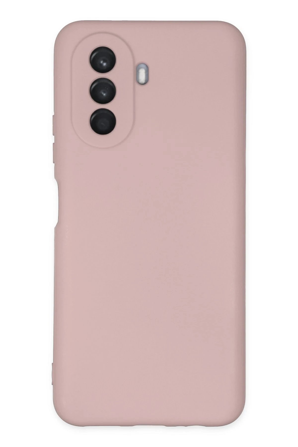 Newface Huawei Nova Y70 Kılıf Nano içi Kadife Silikon - Pudra