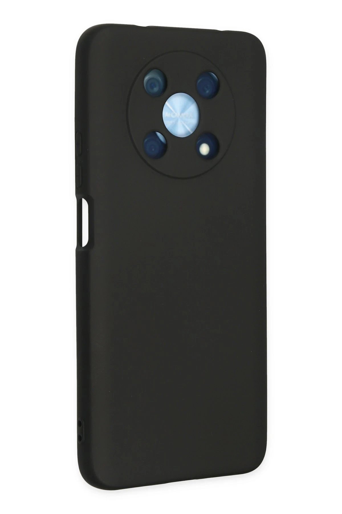 Newface Huawei Nova Y90 Kılıf Nano içi Kadife Silikon - Siyah