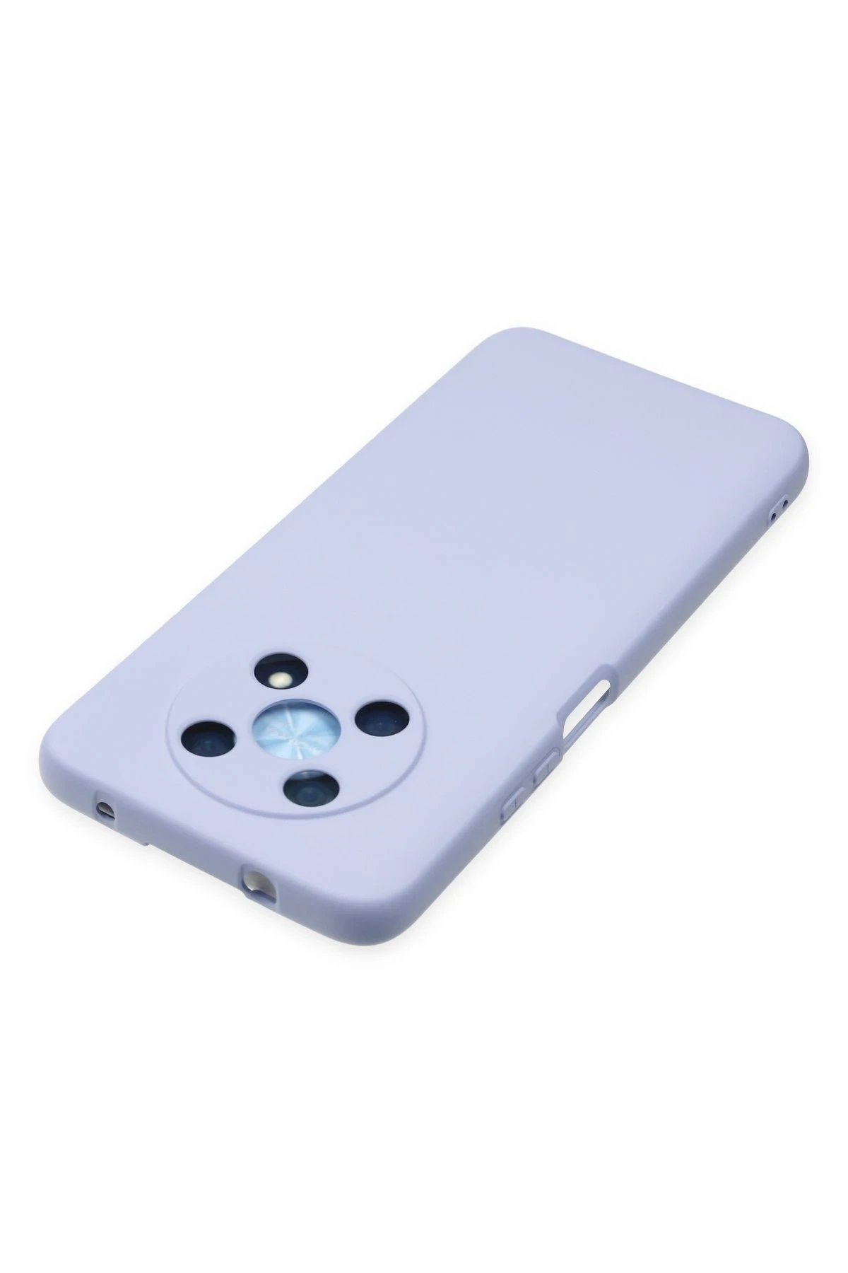 Newface Huawei Nova Y90 Kılıf Nano içi Kadife Silikon - Lila