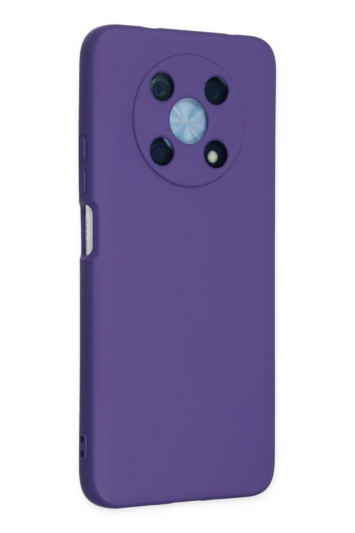 Newface Huawei Nova Y90 Kılıf Nano içi Kadife Silikon - Mor