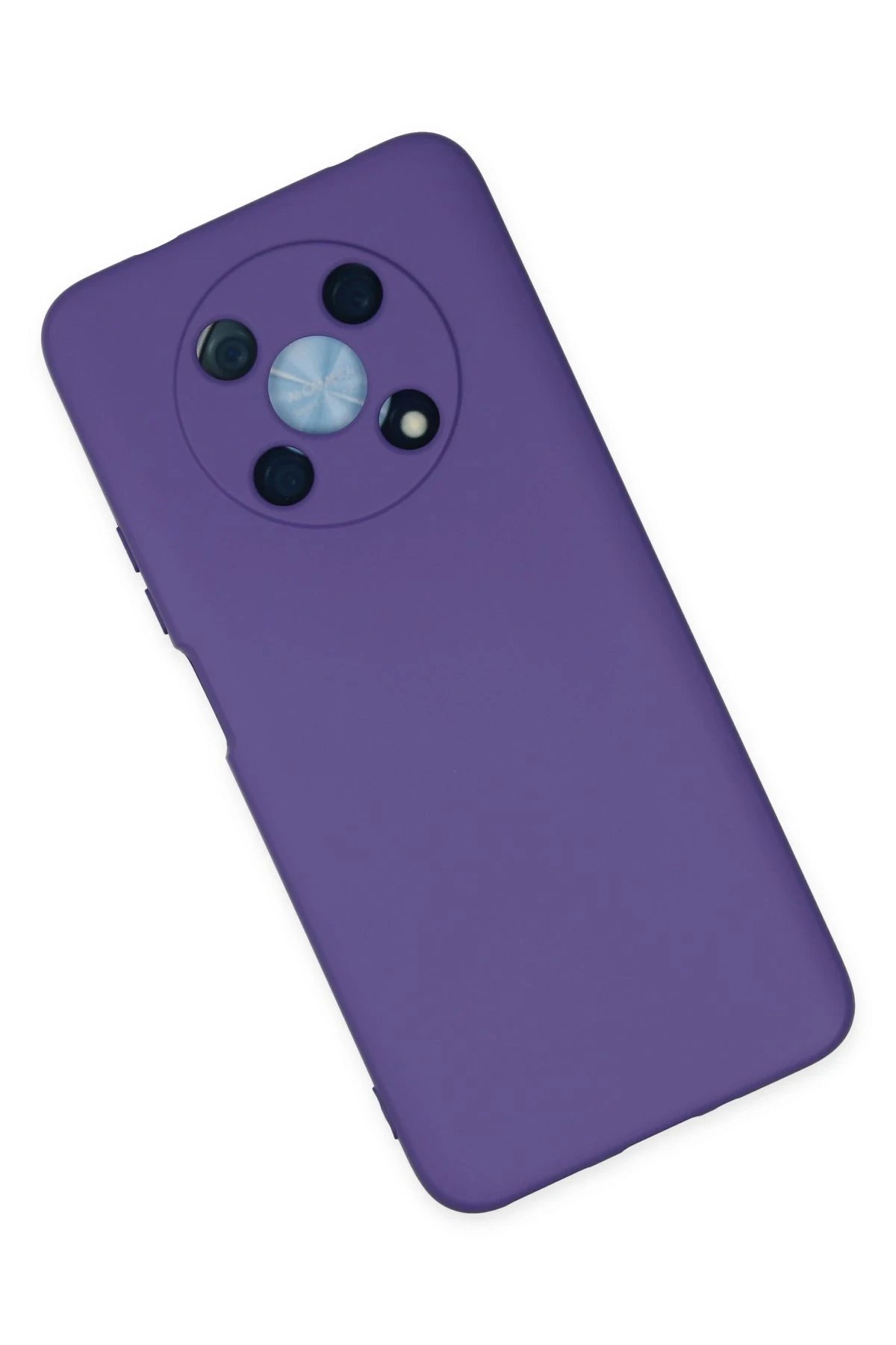 Newface Huawei Nova Y90 Kılıf Nano içi Kadife Silikon - Mor