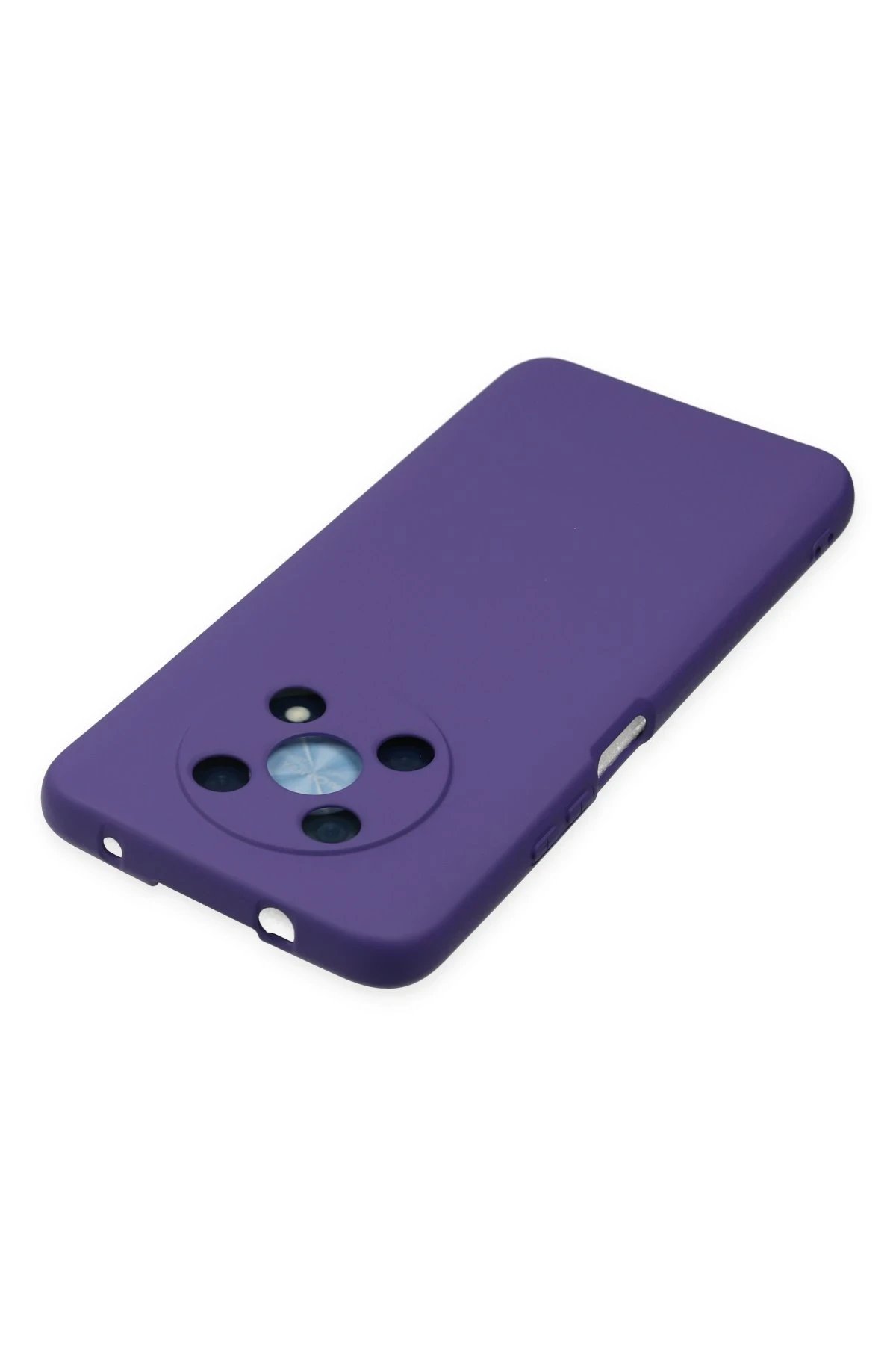 Newface Huawei Nova Y90 Kılıf Nano içi Kadife Silikon - Mor