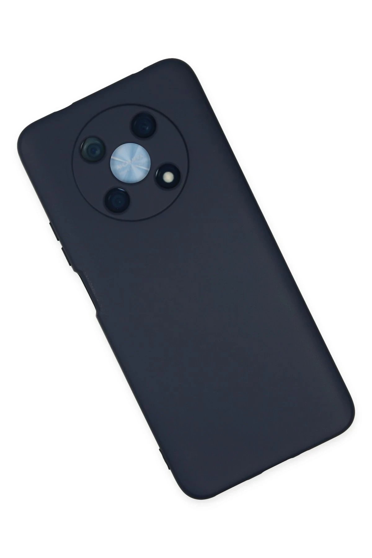 Newface Huawei Nova Y90 Kılıf Nano içi Kadife Silikon - Lacivert