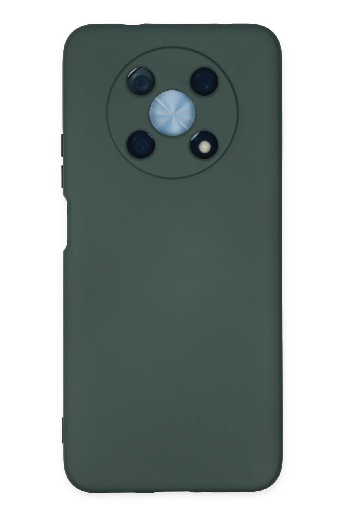 Newface Huawei Nova Y90 Kılıf Nano içi Kadife Silikon - Koyu Yeşil