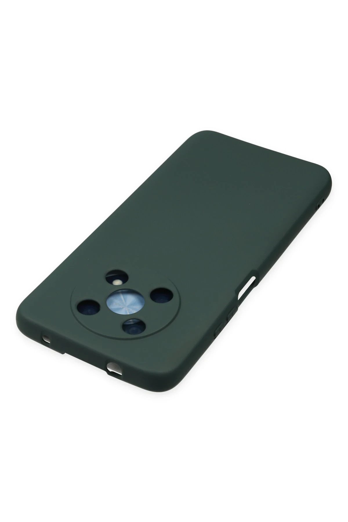 Newface Huawei Nova Y90 Kılıf Nano içi Kadife Silikon - Koyu Yeşil