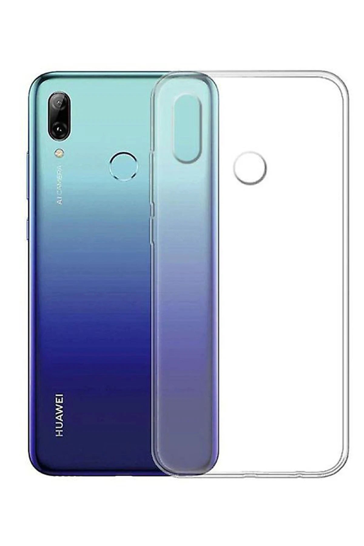 Newface Huawei P Smart 2019 Kılıf Lüx Şeffaf Silikon