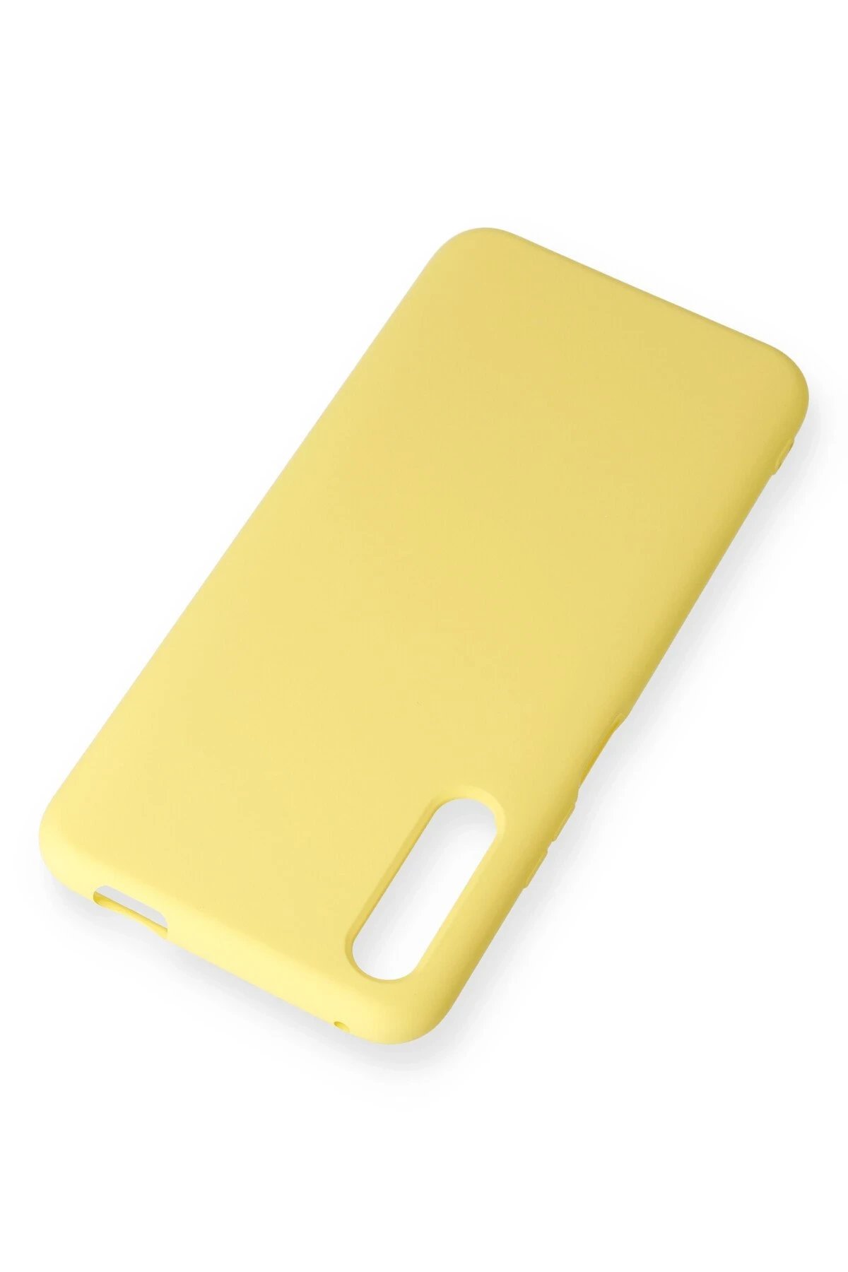 Newface Huawei P Smart Pro / Y9S Kılıf Nano içi Kadife Silikon - Sarı