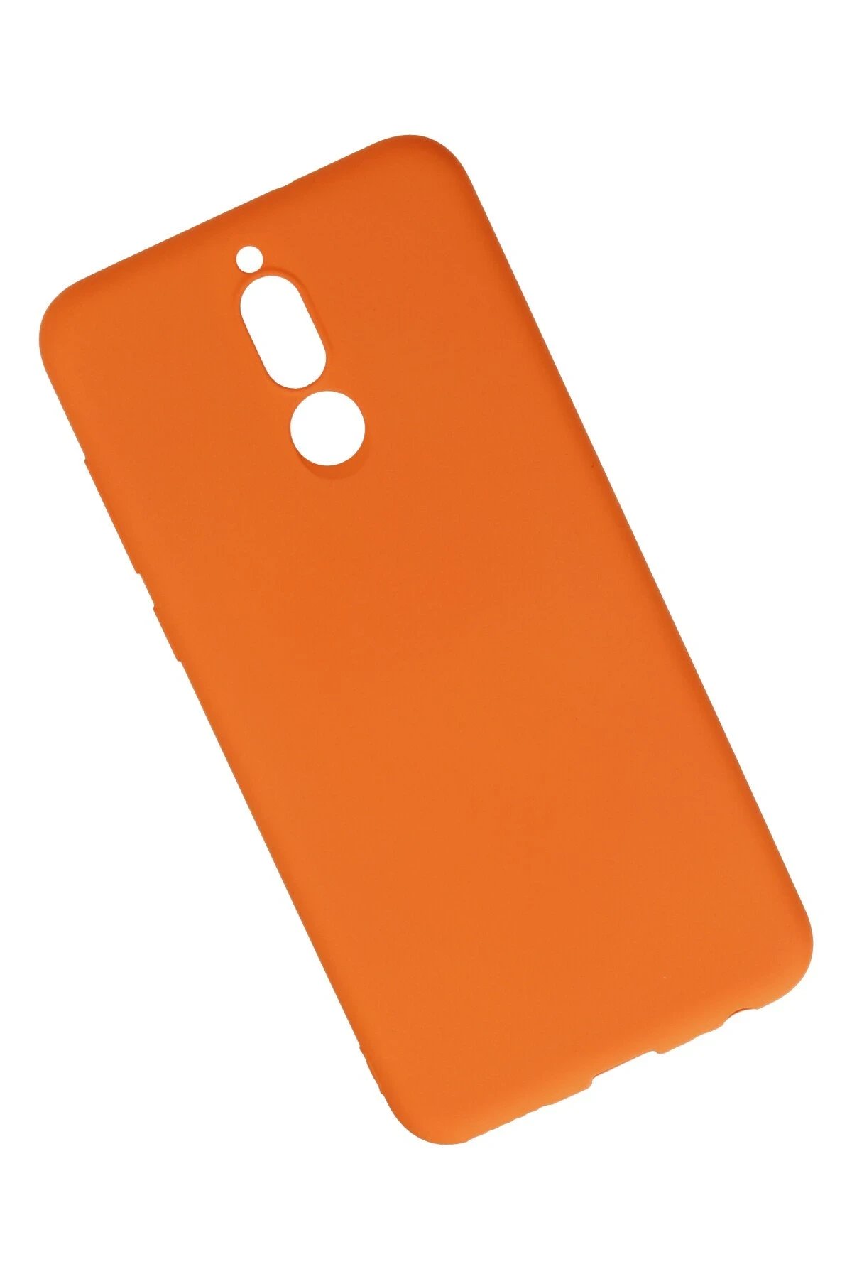 Newface Huawei Mate 10 Lite Kılıf Nano içi Kadife Silikon - Turuncu