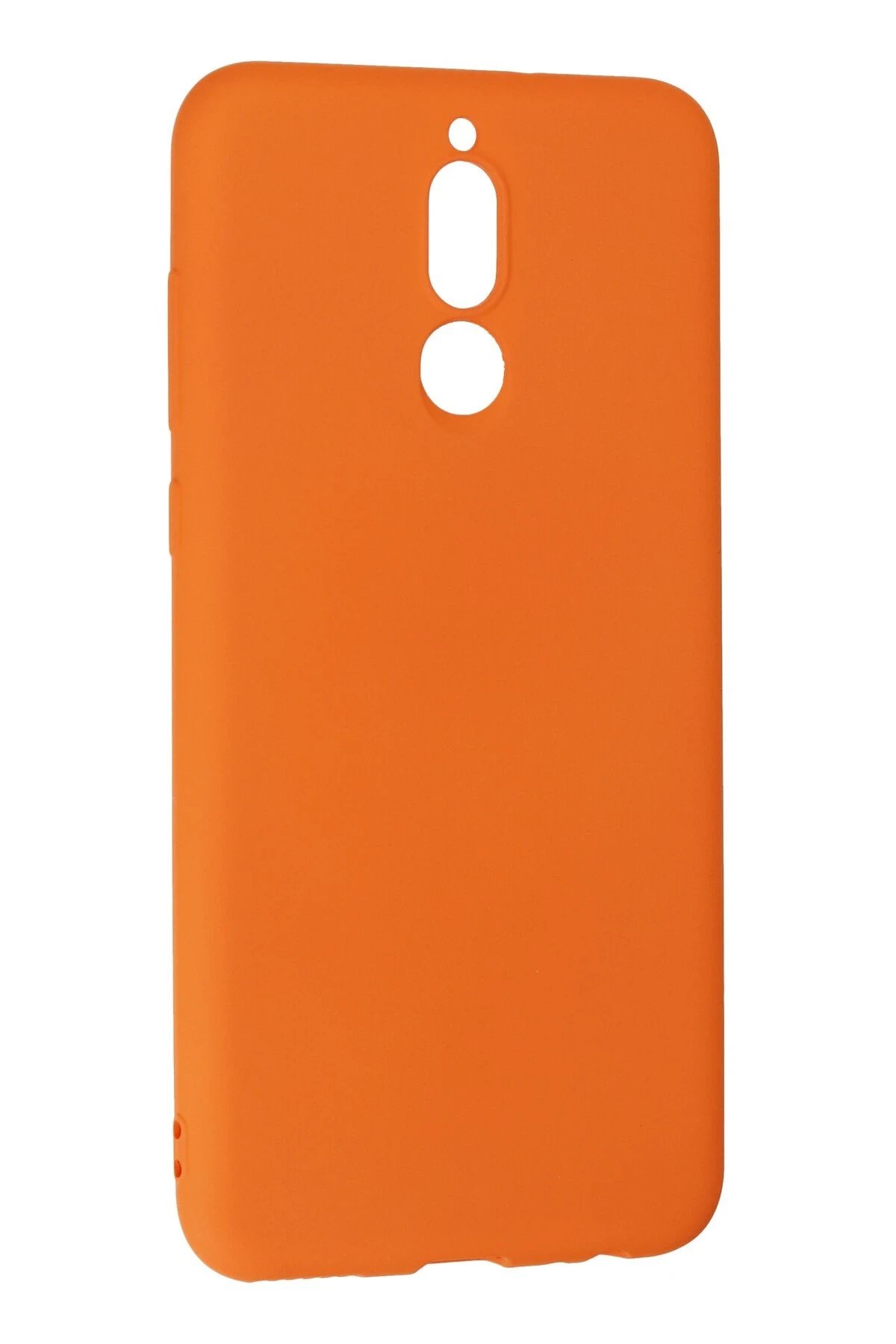 Newface Huawei Mate 10 Lite Kılıf Nano içi Kadife Silikon - Turuncu