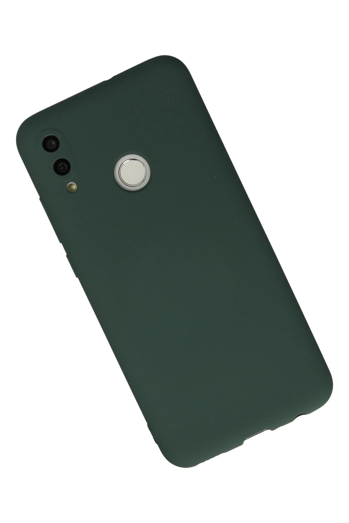 Newface Huawei P Smart 2019 Kılıf Nano içi Kadife Silikon - Koyu Yeşil