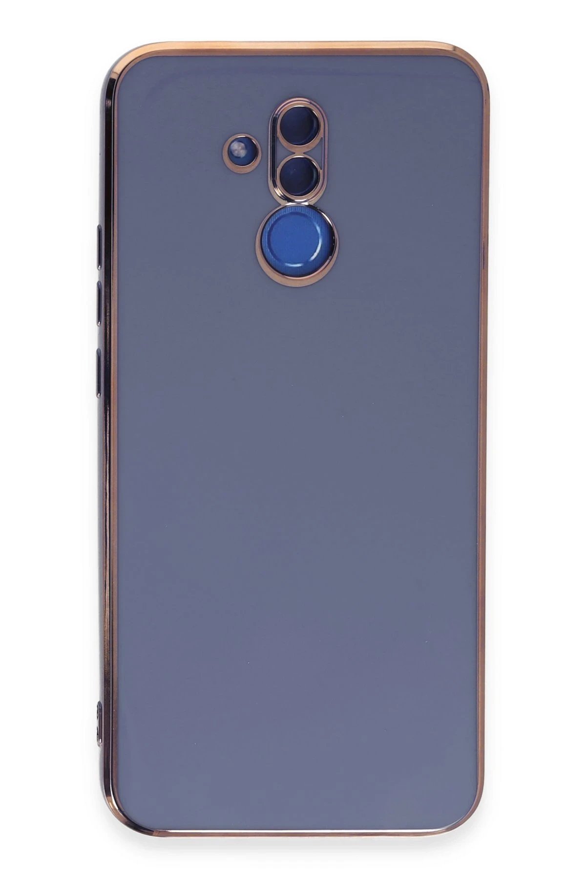 Newface Huawei Mate 20 Lite Kılıf Volet Silikon - Mavi