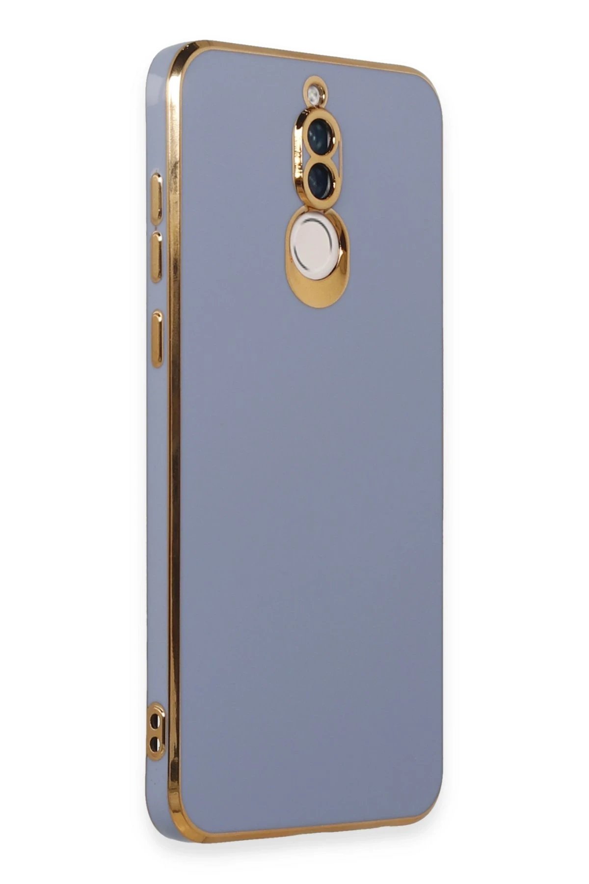 Newface Huawei Mate 10 Lite Kılıf Volet Silikon - Mavi