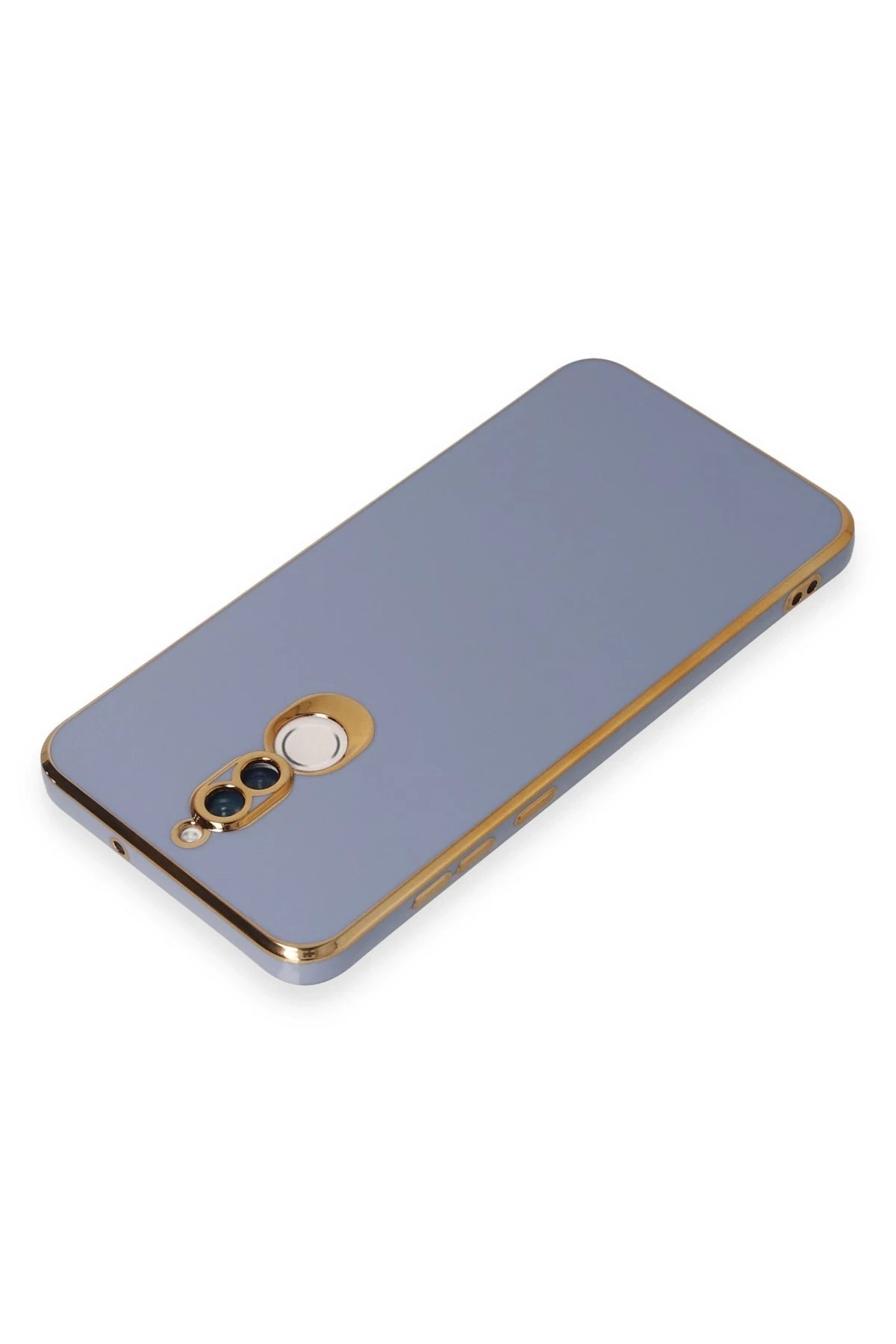 Newface Huawei Mate 10 Lite Kılıf Volet Silikon - Mavi