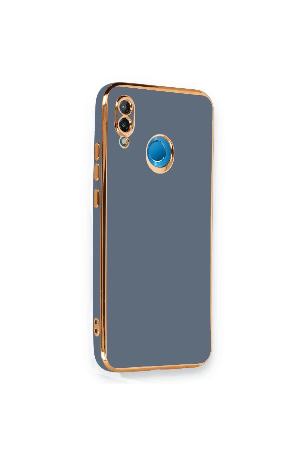 Newface Huawei P20 Lite Kılıf Volet Silikon - Mavi